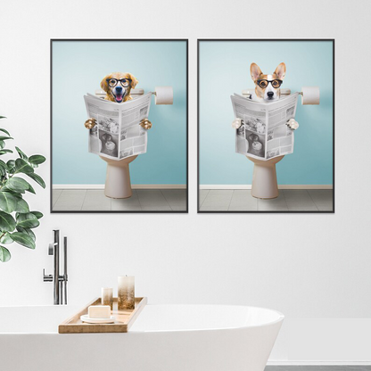 Restroom Pet Portraits