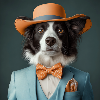 Pet Portrait of a Border Collie