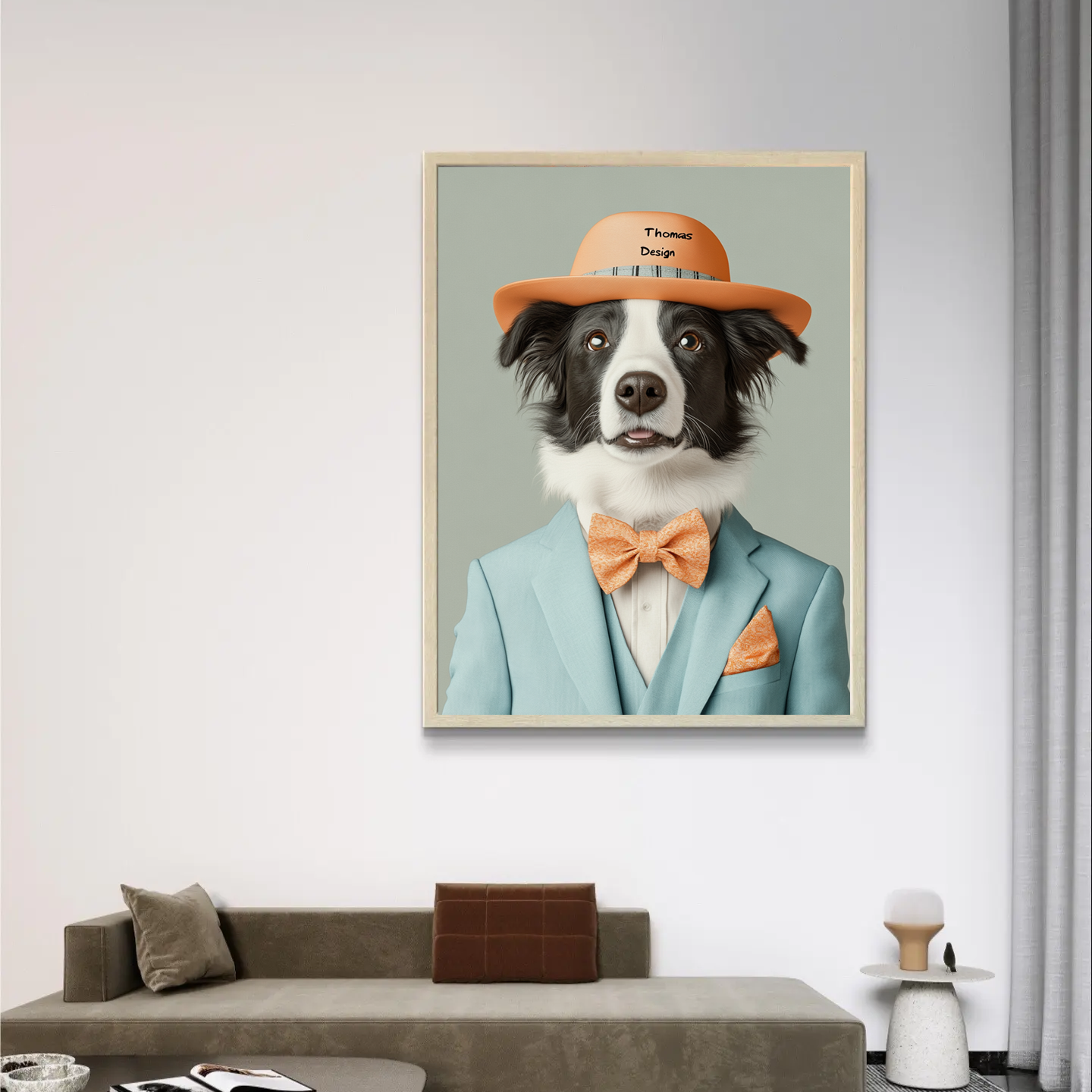 Pet Portrait of a Border Collie