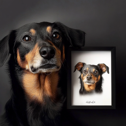 Modern Pet Portrait